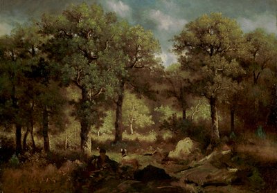 Interior del bosque de Fontainebleau de Narcisse Virgile Diaz de la Peña