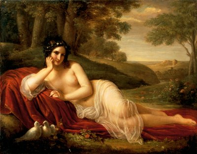 Venus acostada de Natale Schiavoni