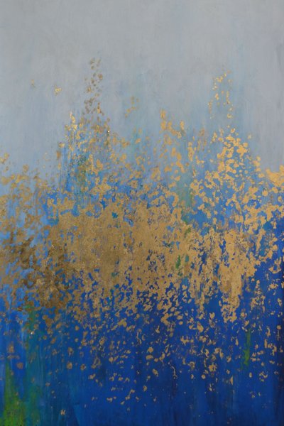 Olas azules resplandecientes de Natalie Avondet