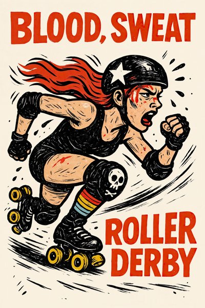 Derby sobre ruedas: sangre, sudor y lágrimas de Natalie Bruns