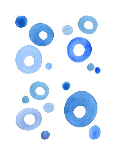 Burbujas azules de Natalie Bruns