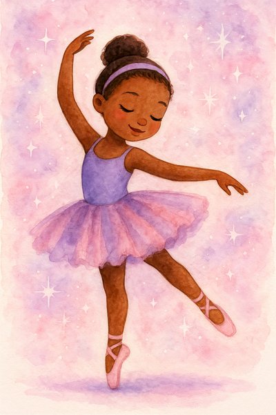 Pequeña bailarina llena de gracia de Natalie Bruns