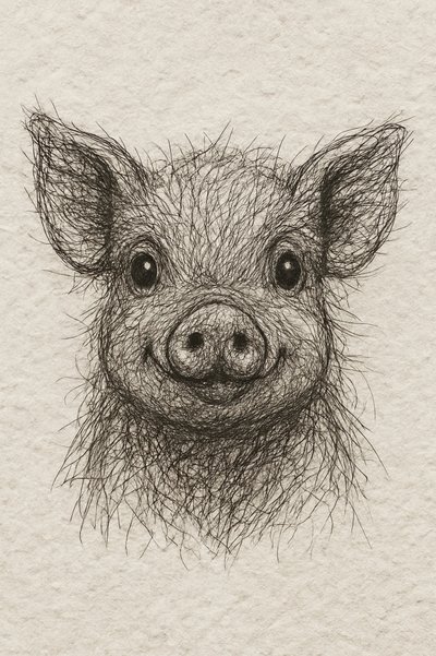 El cerdito feliz de Natalie Bruns