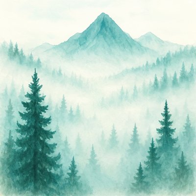 Las Montañas del Bosque Brumoso de Natalie Bruns