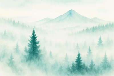 Las Montañas del Bosque Brumoso de Natalie Bruns