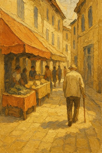 Paseo por el mercado del casco antiguo de Natalie Bruns