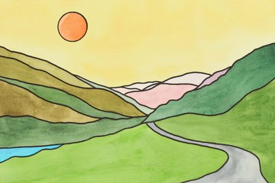 Viaje por Sunlit Valley Road de Natalie Bruns