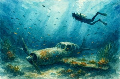 Restos de un avión hundido de Natalie Bruns