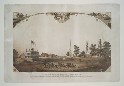 Vista de la plaza pública, Atlanta, Ga. de Nathan B. Abbott