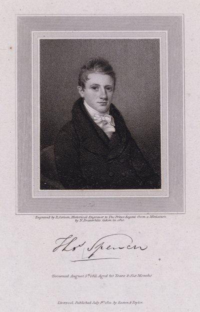 Thomas Spencer, ministro congregacional inglés de Nathan Cooper Branwhite
