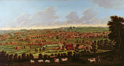 Perspectiva de Leeds, c.1800 de Nathan Theodore Fielding