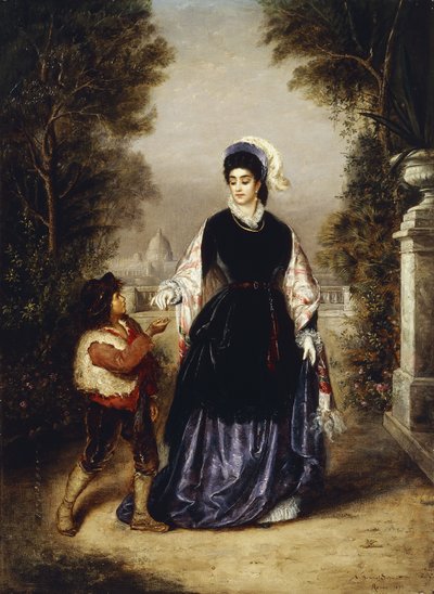 La dama generosa, 1874 de Nathanial Schmitt