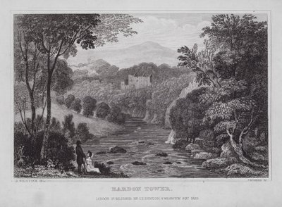 Torre Bardon (grabado) de Nathaniel (after) Whittock