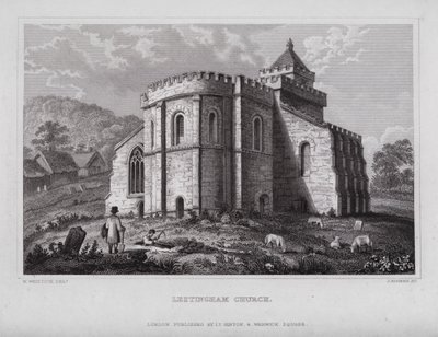 Iglesia de Lestingham de Nathaniel (after) Whittock