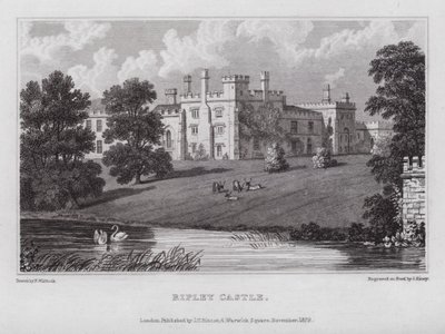 Castillo de Ripley de Nathaniel (after) Whittock