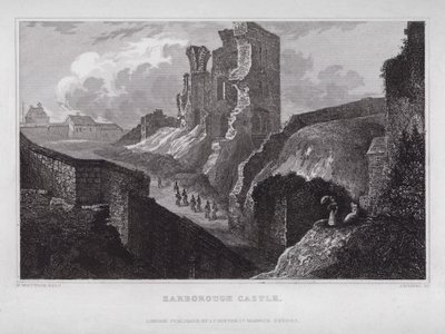 Castillo de Sarborough de Nathaniel (after) Whittock