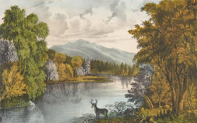 Lago Moosehead, Maine, 1857-72 de Currier and Ives