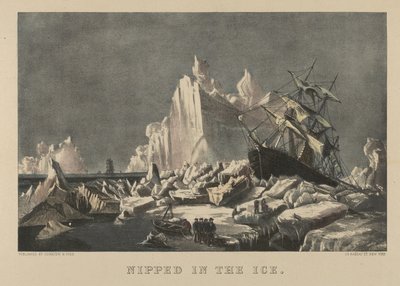 Atrapado en el hielo, 1876-94 de Currier and Ives