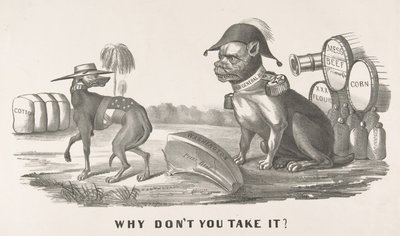 ¿Por qué no lo tomas?, 1861-64 de Currier and Ives