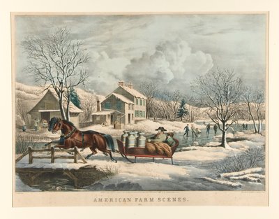 Escenas de la Granja Americana./ No.4 de Nathaniel Currier
