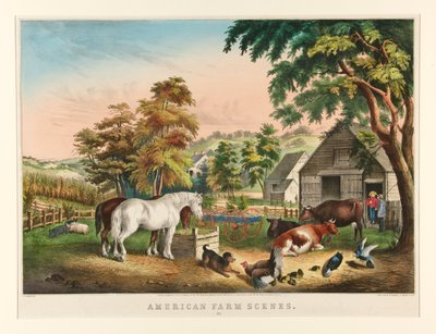 Escenas de la Granja Americana./ No. 3 de Nathaniel Currier