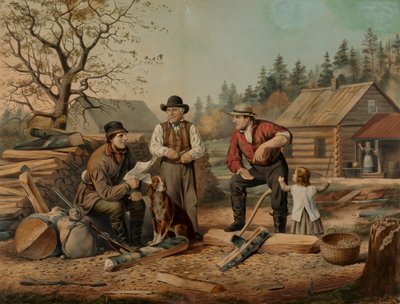 Argumentando el punto (Política en la frontera americana) de Nathaniel Currier