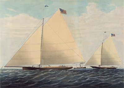 Yate Cutter Scud de Filadelfia - Modelado por Robert L. Stevens, Esq. de Nathaniel Currier