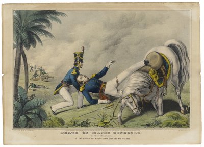 Muerte del Mayor Ringgold de Nathaniel Currier