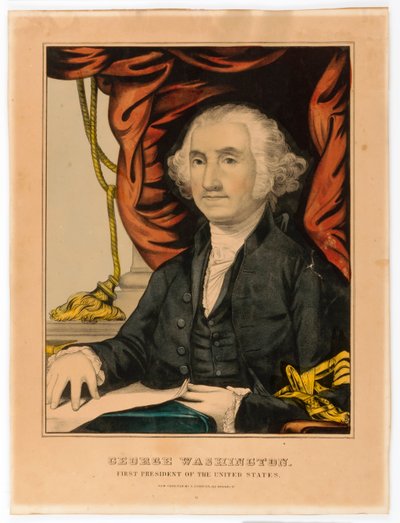 George Washington, Primer Presidente de los EE.UU. de Nathaniel Currier