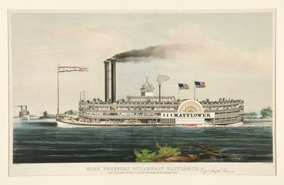 Barco de vapor de alta presión de Nathaniel Currier