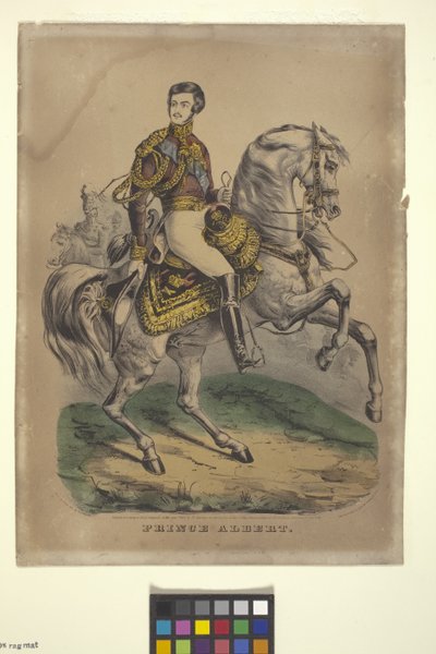 Príncipe Alberto (litografía coloreada a mano) de Nathaniel Currier