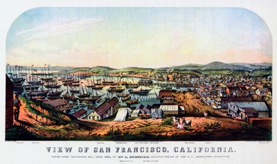 San Francisco, California, 1850 1937 de Nathaniel Currier
