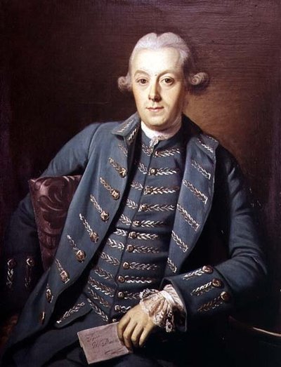 Retrato de Charles Broughton de Nathaniel Dance Holland