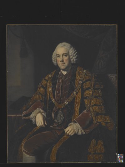 A Lord Mayor Of London (óleo sobre lienzo) de Nathaniel Dance