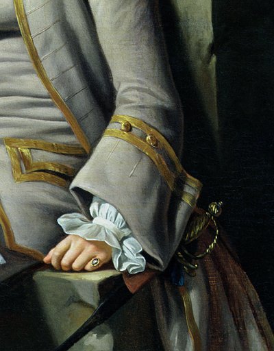 James Grant de Grant, John Mytton, el Honorable Thomas Robinson y Thomas Wynne (detalle) de Nathaniel Dance Holland