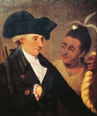 Retrato del Capitán Charles Clerke (1741-1779), capitán inglés y compañero de viaje de James Cook (1728-1779) de Nathaniel Dance Holland