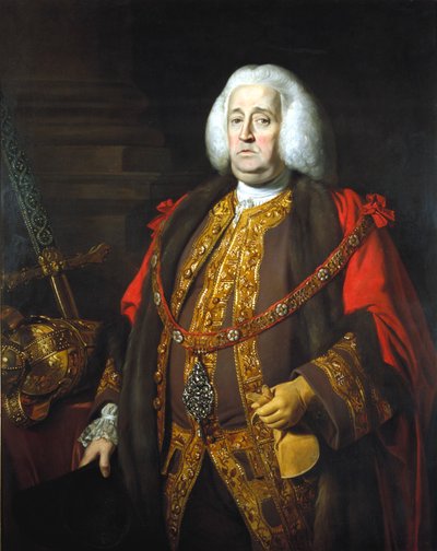 Sir Robert Kite, Lord Mayor 1766, c 1766 de Nathaniel Dance Holland