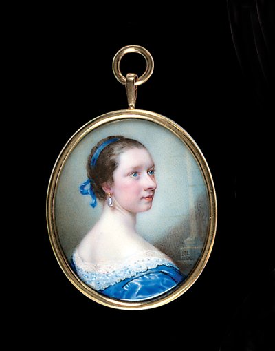 Lydia Garner, 1753 de Nathaniel Hone