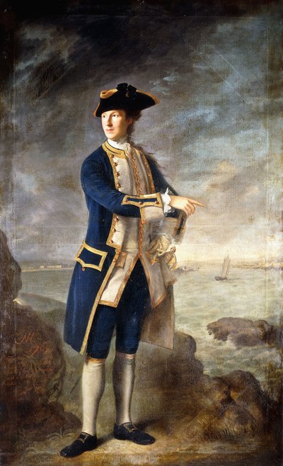 Retrato del Capitán el Honorable Robert Boyle Walsingham, M.P. de Nathaniel Hone