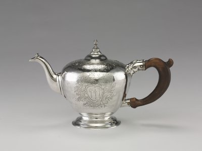 Tetera, c.1755-1760 de Nathaniel Hurd