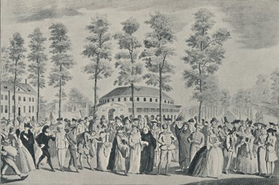 El Baile del Jubileo en los Jardines de Ranelagh, 26 de abril de 1749, 1920 de Nathaniel Parr