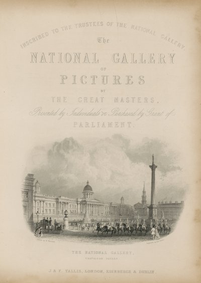 Galería Nacional de Pinturas de los Grandes Maestros de Nathaniel Whittock