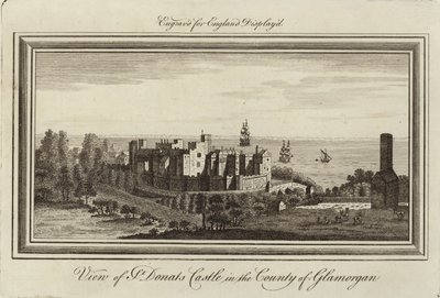 Castillo de St Donats de Nathaniel and Samuel Buck