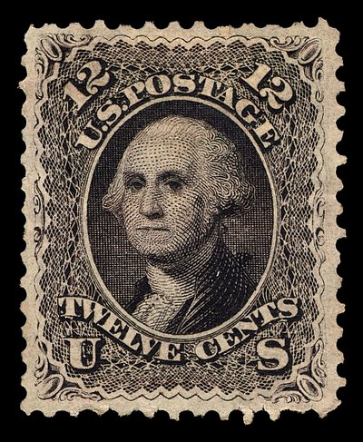 12c Washington single, 1861 de National Bank Note Company