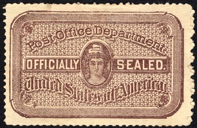 Sello de la oficina de correos, 1889 de National Bank Note Company