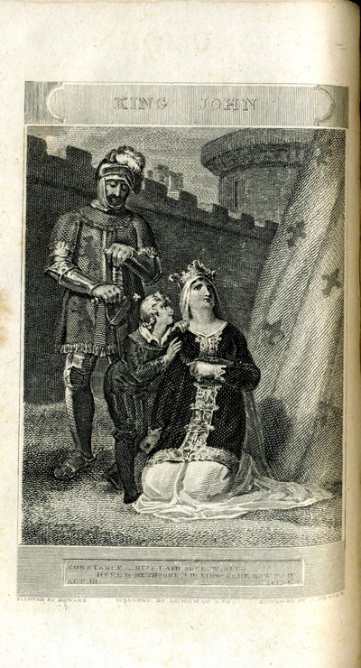 Rey Juan por William Shakespeare. Representado en Covent Garden el sábado 20 de abril de 1811 de Neagle