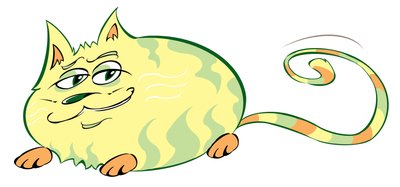 Gato Curvo - caricatura de Neale Osborne