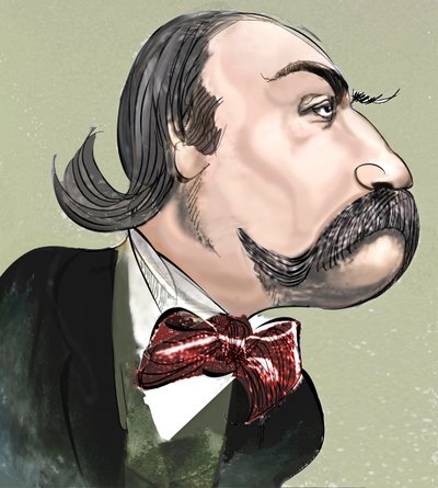Gustave Flaubert, 2023 (digital) de Neale Osborne