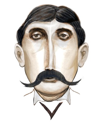 Marcel Proust, 2021 (digital) de Neale Osborne