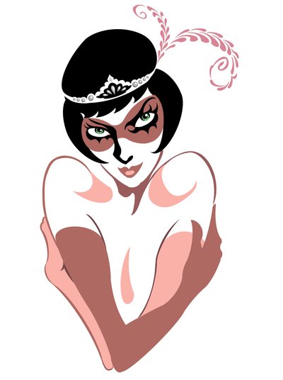 Flapper Enmascarada de Neale Osborne